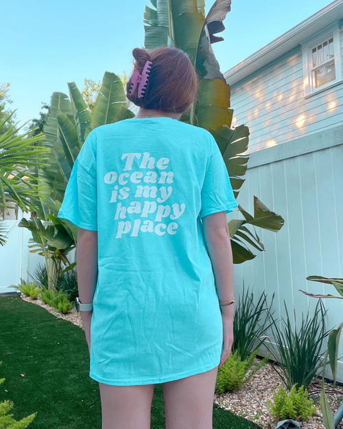 Short Sleeve Shirt - The Ocean Is My Happy Place
